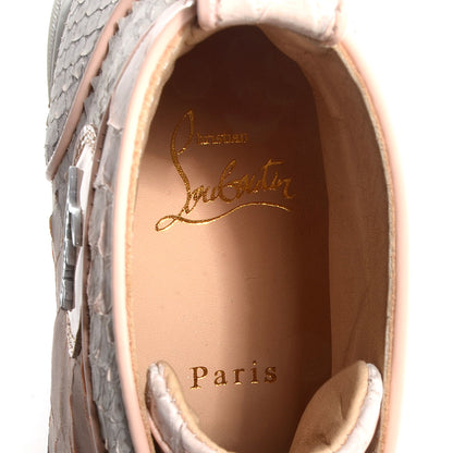 Christian Louboutin Python Degrade Louis Orlato Sneakers 36 Poudre 6 of 6