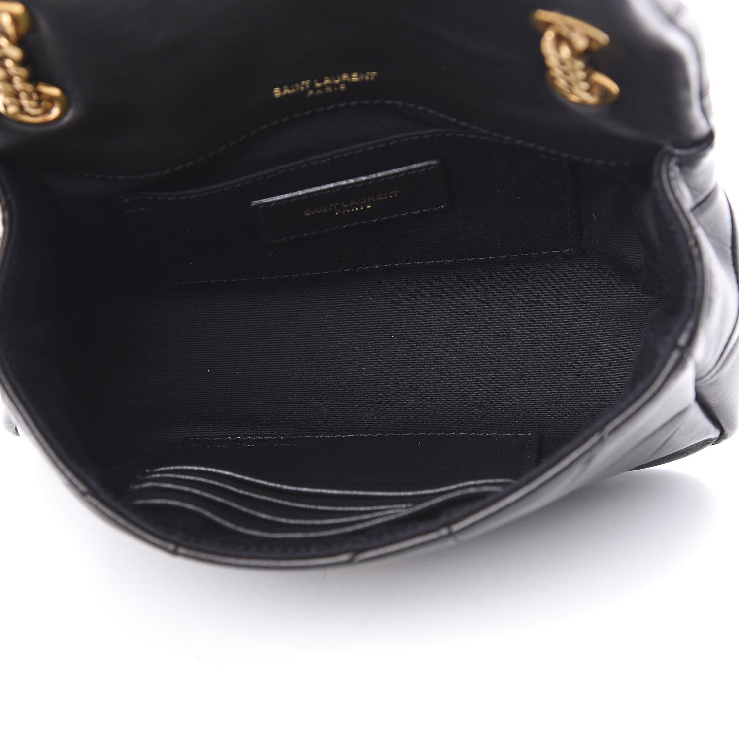 Saint Laurent Lambskin Patchwork Monogram Small Jamie Black 5 of 10