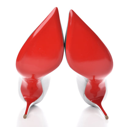 Christian Louboutin Pigalle Follies 100 Pumps 40.5 Antispecchio Silver 7 of 10