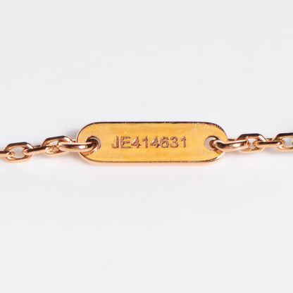 Van Cleef & Arpels 18K Rose Gold Carnelian Sweet Alhambra Bracelet 5 of 6