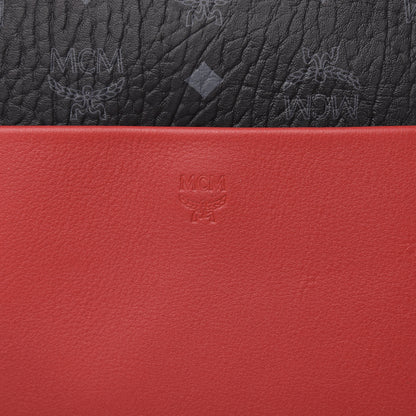 MCM Visetos Medium Klara Hobo Red Black 9 of 9