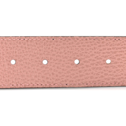 Gucci Calfskin 1973 Reversible Belt 90 36 Black Pink 4 of 8