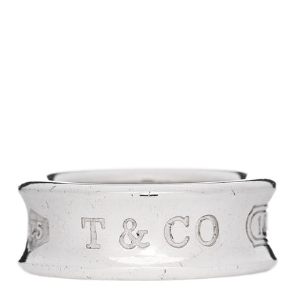 Tiffany Sterling Silver 1837 Band Ring 46 3.75 1 of 5