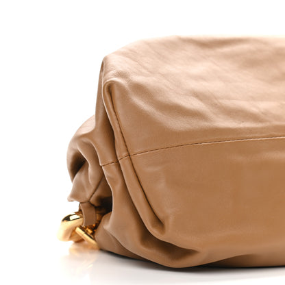 Bottega Veneta Calfskin The Pouch Chain Teak 8 of 9