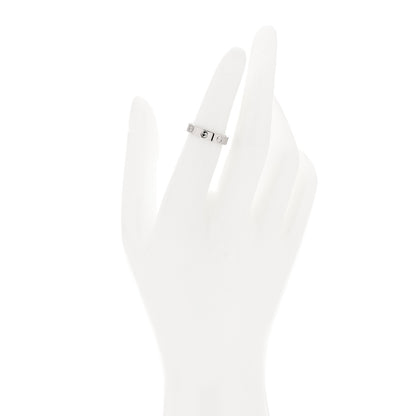 Cartier 18K White Gold 3.5mm LOVE Wedding Band Ring 49 4.75 2 of 5