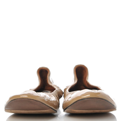 Lanvin Patent Ballet Flats 41 Nude 2 of 9