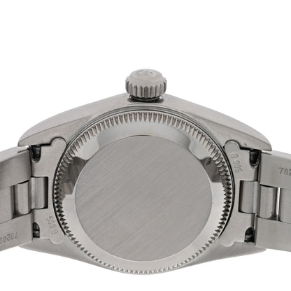Rolex Stainless Steel 18K White Gold 24mm Oyster Perpetual Watch Pink 76094 4 of 4