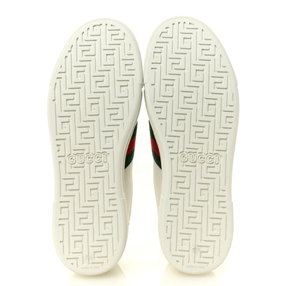 Gucci Ultralight Plume Calfskin Web Womens Ace Platform Sneakers 39.5 White 6 of 10