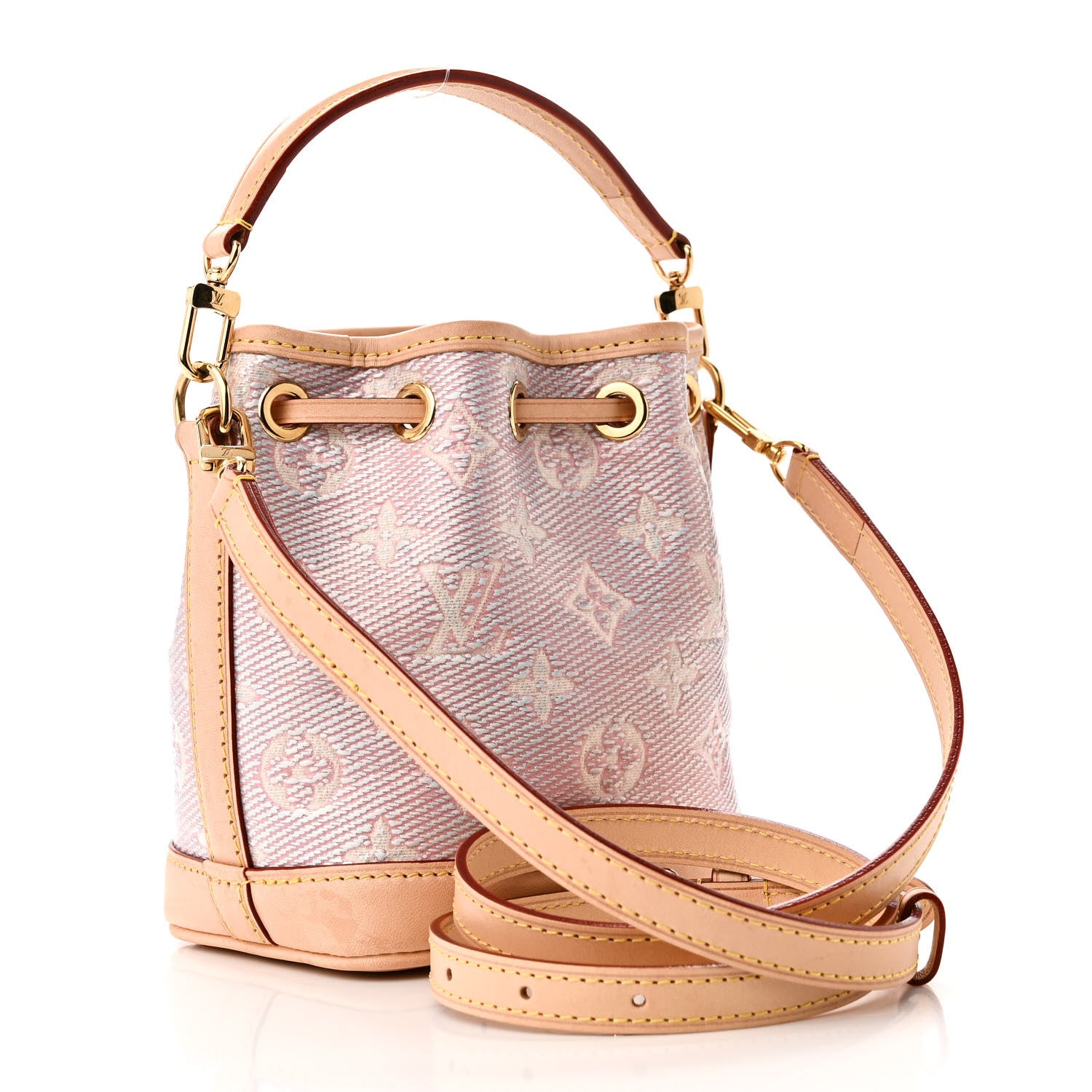 Louis Vuitton Monoglam Nano Noe Rose 3 of 9