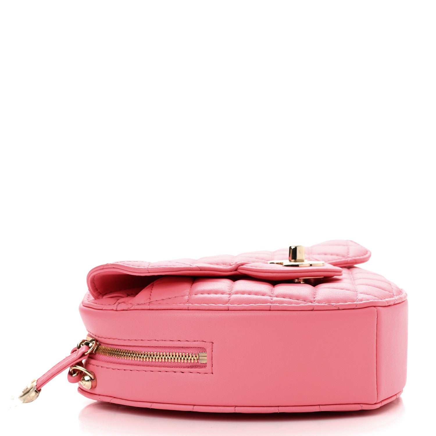 Chanel Lambskin Quilted CC In Love Heart Bag Pink 4 of 10