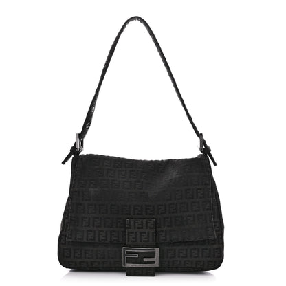 Fendi Zucchino Mama Baguette Black 1 of 19