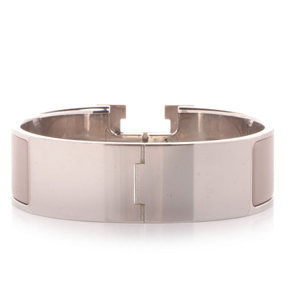 Hermes Enamel Clic Clac H Bracelet Wide GM Marron Glace 4 of 6