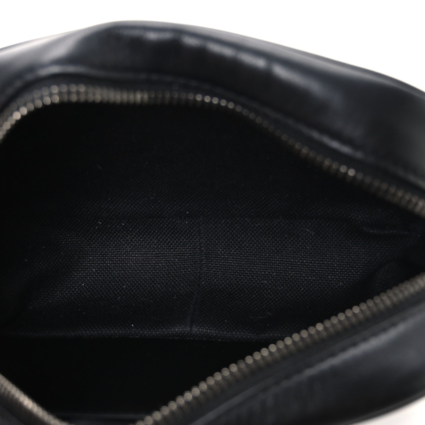 Calfskin Matelasse Monochrome Mini GG Marmont Chain Shoulder Bag Black