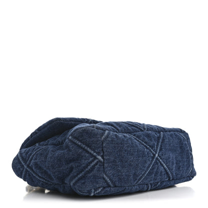 Chanel Denim Quilted Medium Chanel 19 Flap Blue 4 of 12