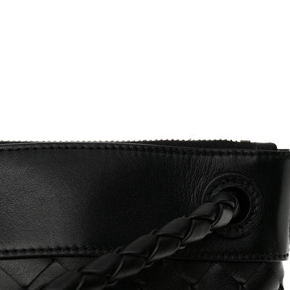 Bottega Veneta Nappa Intrecciato Andiamo Flat Messenger Black 10 of 10