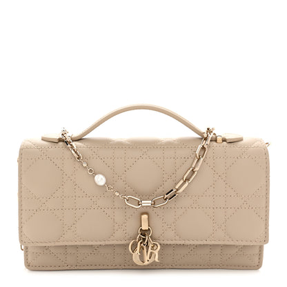 Christian Dior Lambskin Cannage Mini My Dior Bag Sand 1 of 11