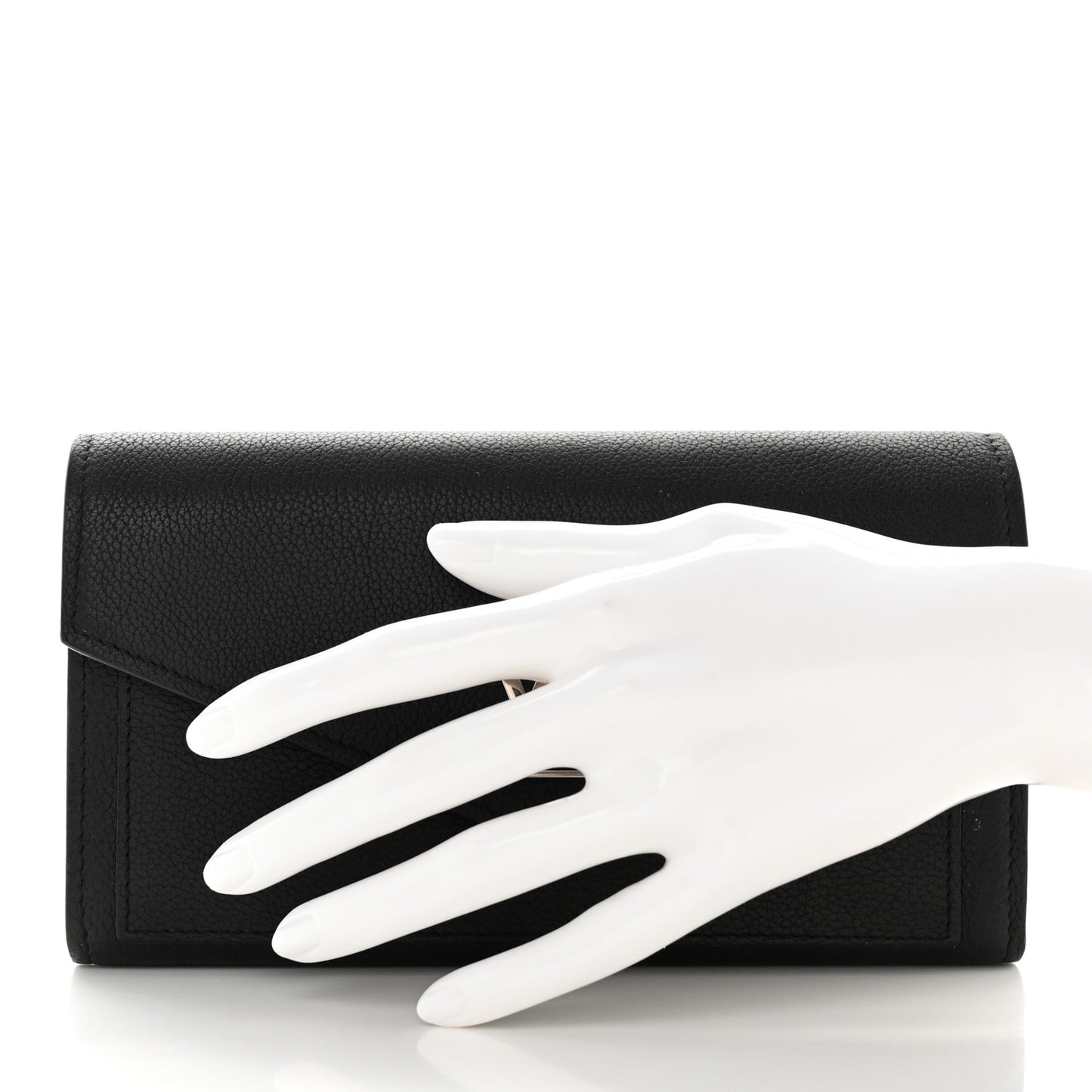 Soft Calfskin My Lockme Wallet Black