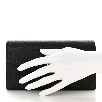 Louis Vuitton Soft Calfskin My Lockme Wallet Black 2 of 9