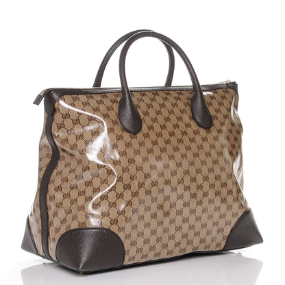 Gucci Crystal Monogram Large Tote Dark Brown 3 of 7