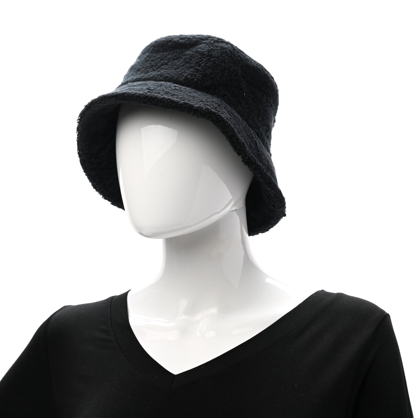 Terry Cloth CC Bucket Hat L Black