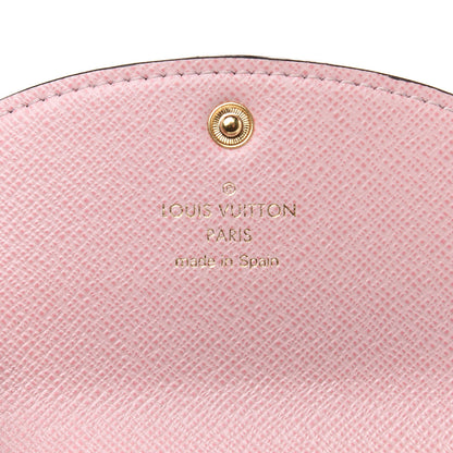 Louis Vuitton Damier Ebene Rosalie Coin Purse Rose Ballerine 6 of 11