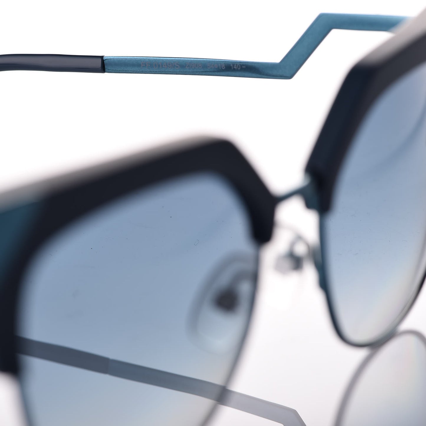 Cat Eye Iridia Sunglasses FF 0149/S Teal