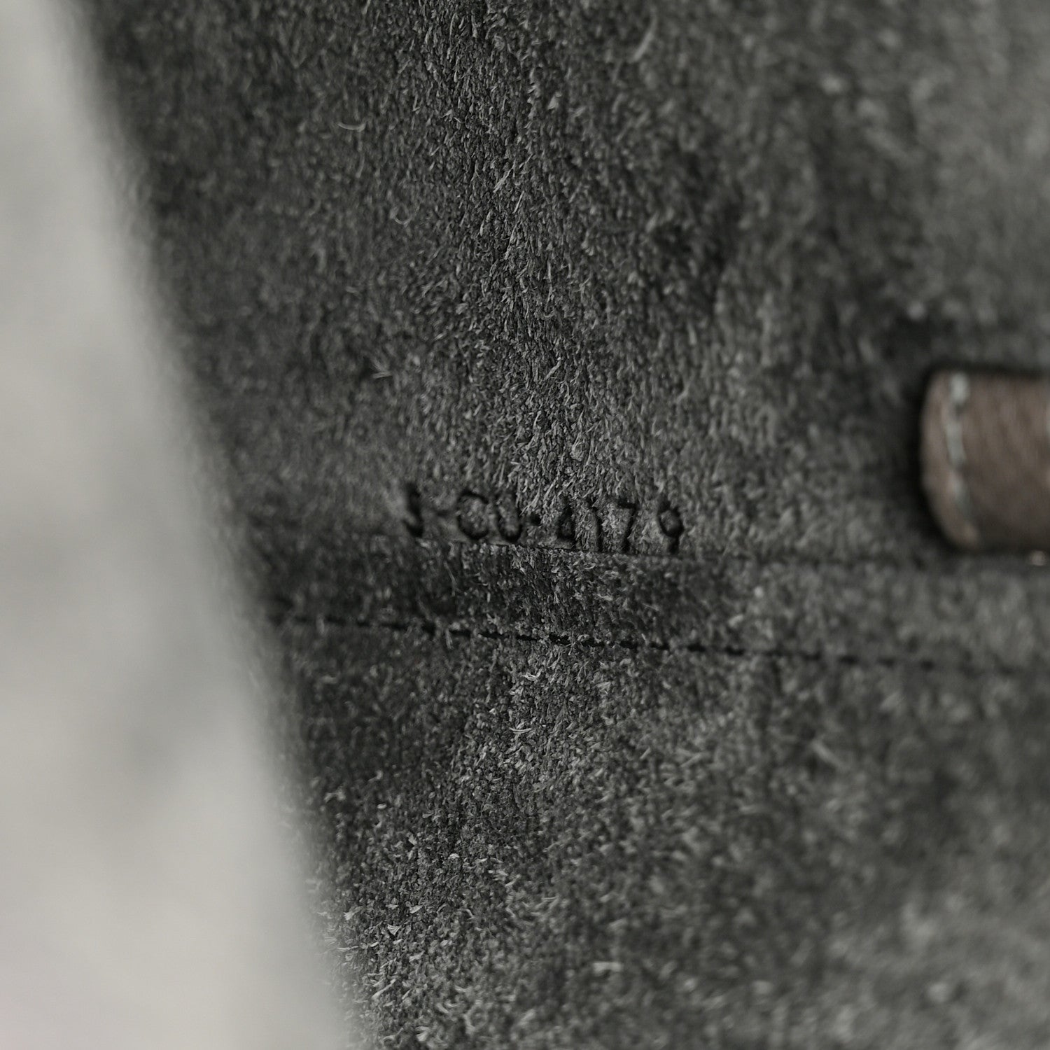 Celine Grained Calfskin Nano Belt Bag Grey 8 of 11