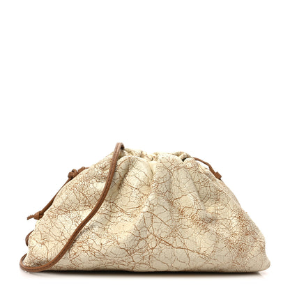 Bottega Veneta Crackled Calfskin The Mini Pouch Zabaione 1 of 8