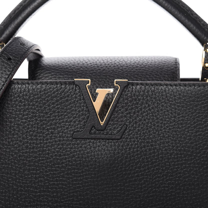 Louis Vuitton Taurillon Capucines BB Black 9 of 9