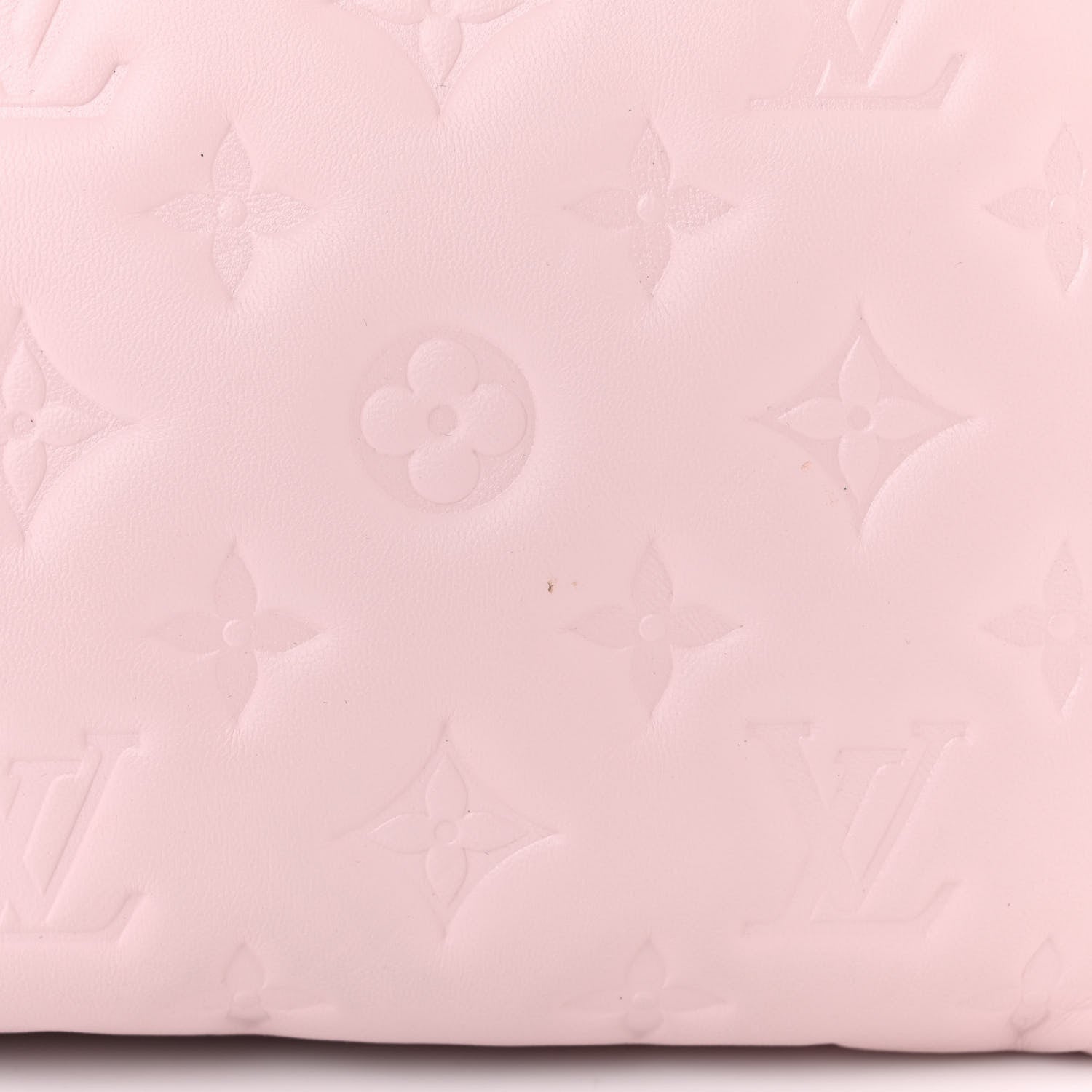 Louis Vuitton Lambskin Embossed Monogram Coussin PM Rose 12 of 12