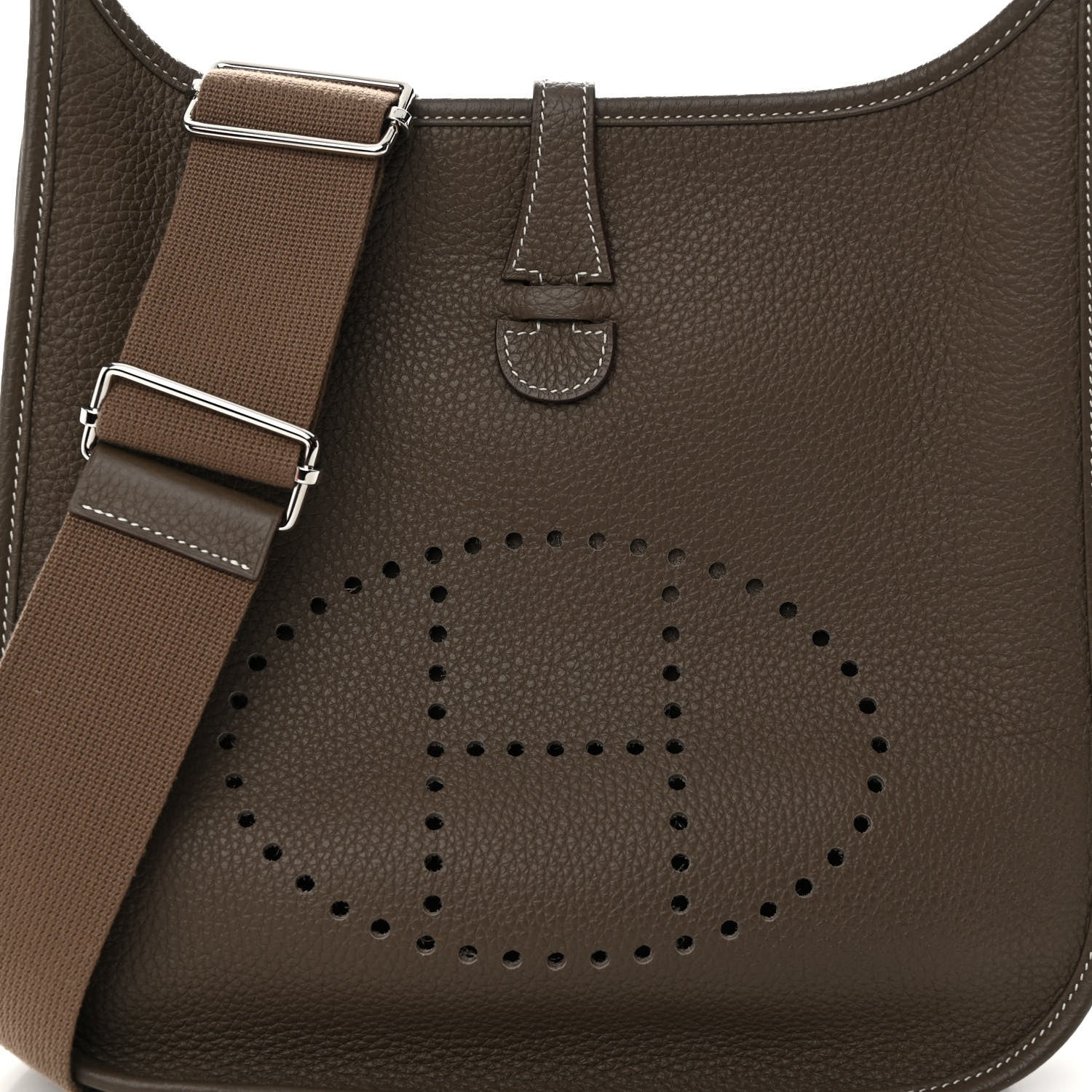 Hermes Taurillon Clemence Evelyne III PM Etoupe 8 of 11