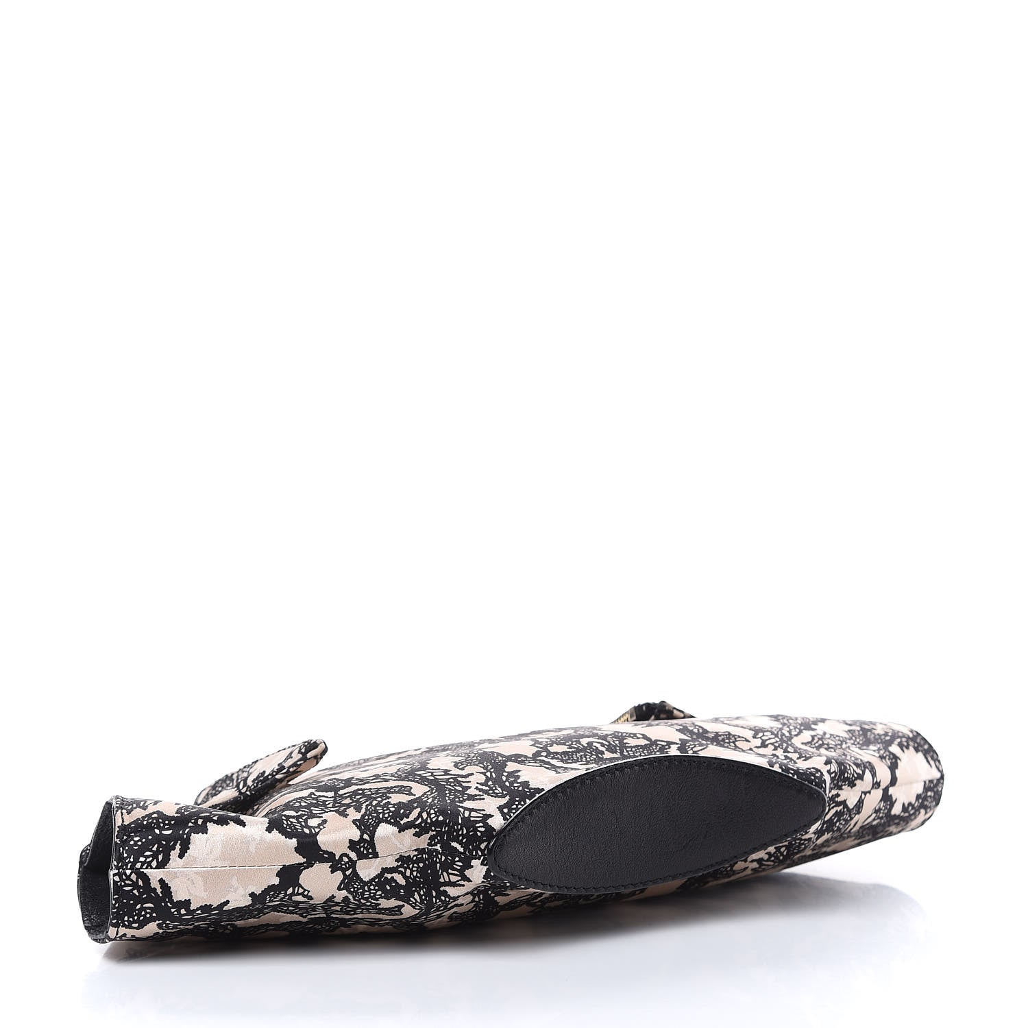 Alexander McQueen Silk De Manta Lace Print Clutch 4 of 11