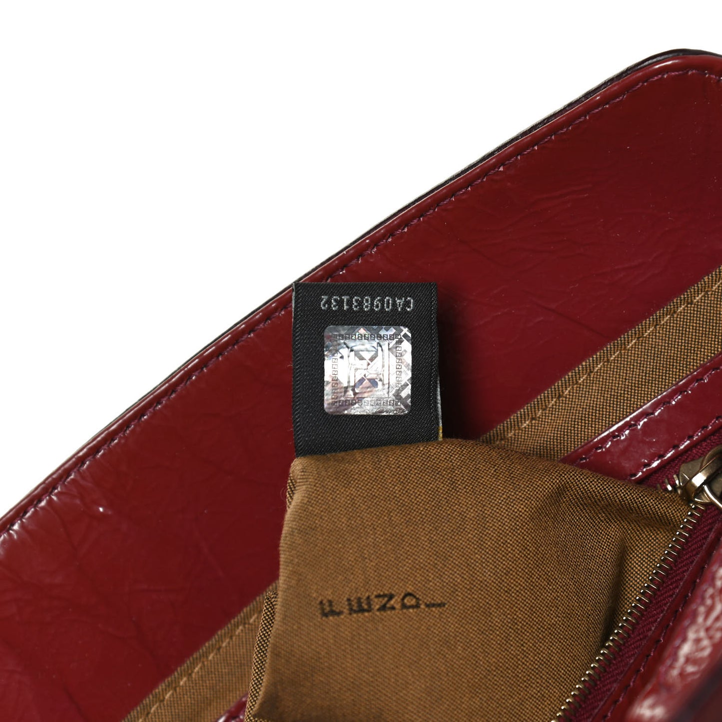 Vitello Naplak Small Bag De Jour Rosso