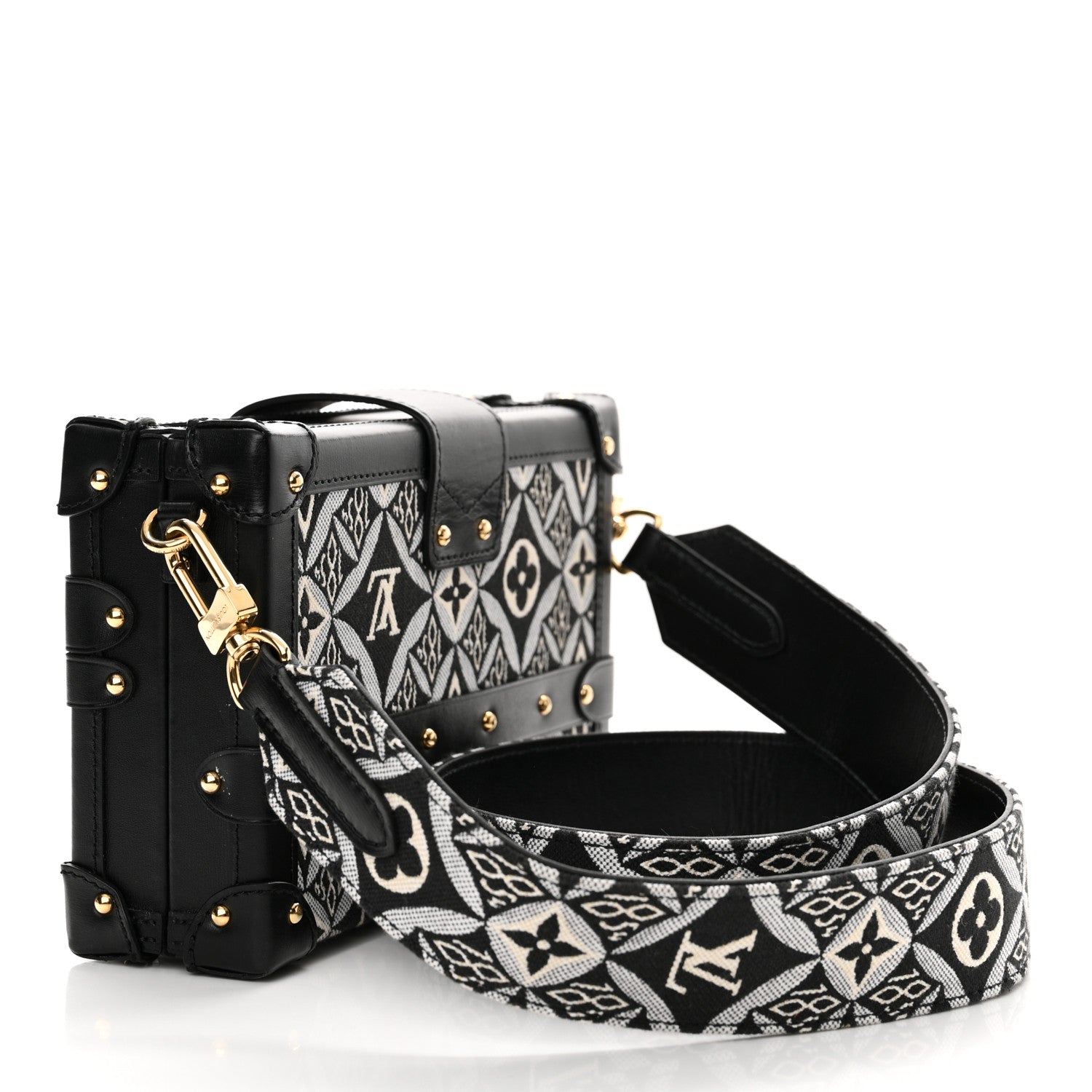 Louis Vuitton Jacquard Since 1854 Petite Malle Grey 3 of 12
