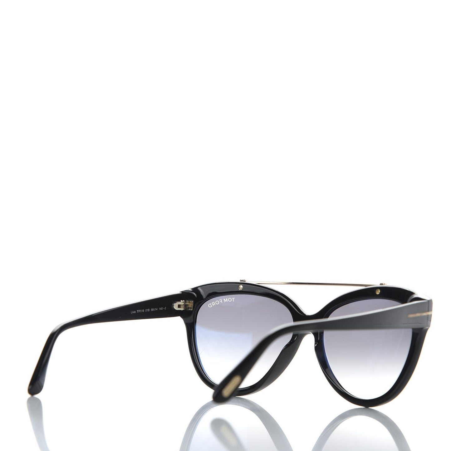 Livia Cat Eye Sunglasses TF518 Black