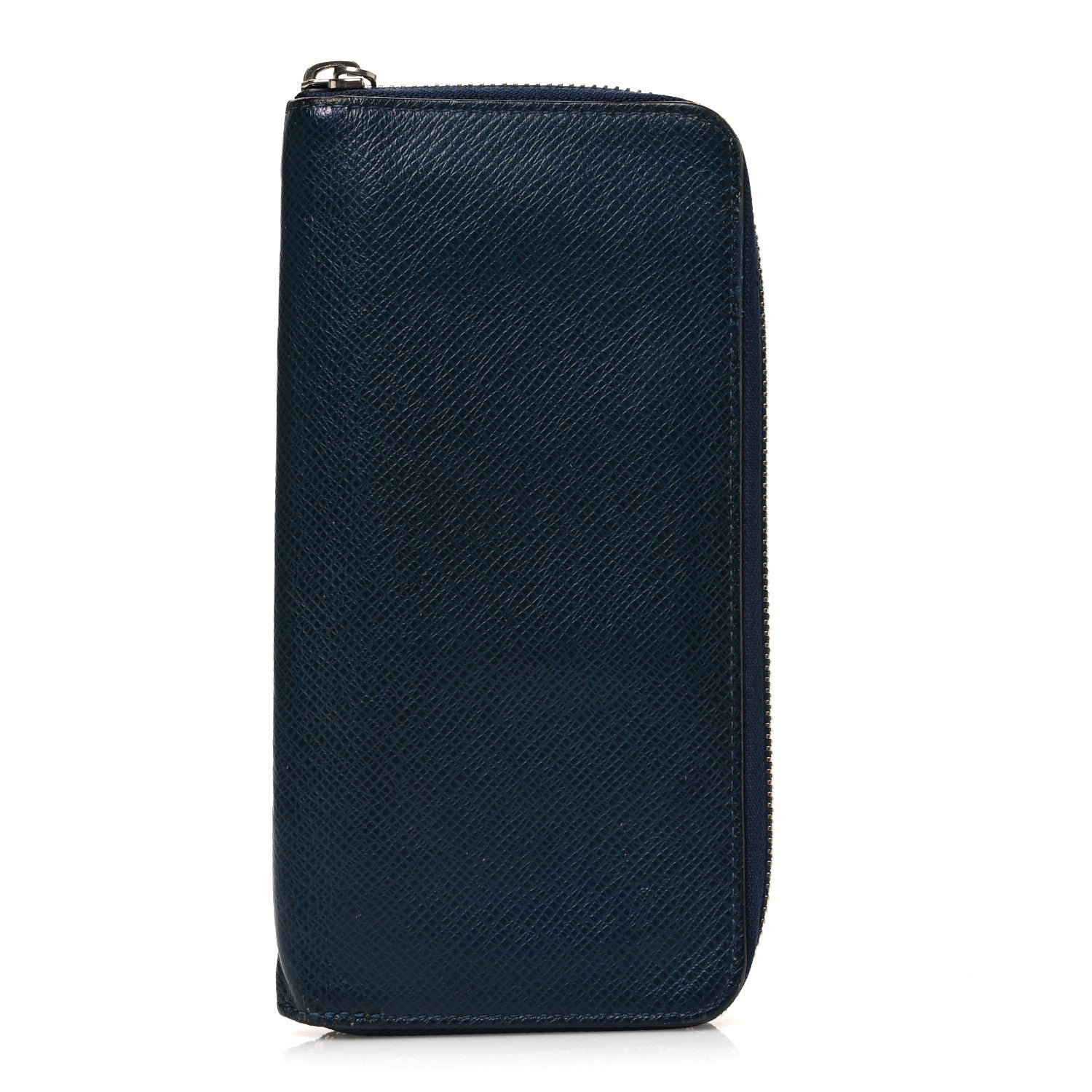 Louis Vuitton Taiga Vertical Zippy Wallet Navy 1 of 7