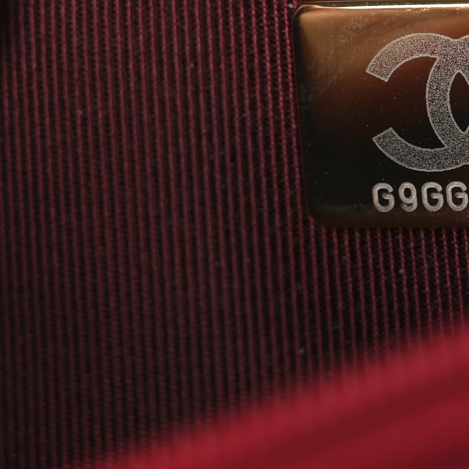 Chanel Lambskin Quilted Wallet On Chain WOC Dark Red 8 of 14