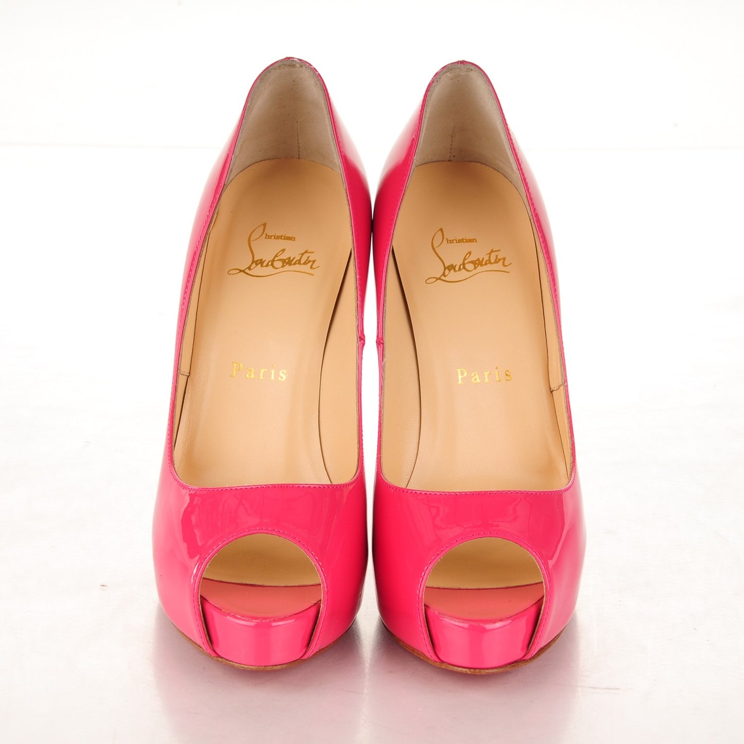 Patent New Very Prive 120 Pumps 36.5 Fuchsia