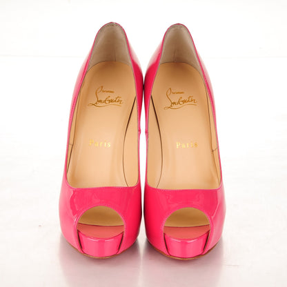 Christian Louboutin Patent New Very Prive 120 Pumps 36.5 Fuchsia 2 of 6
