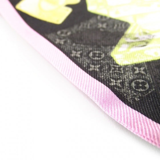 Louis Vuitton Silk Travel Pop Art Bandeau Scarf 4 of 7
