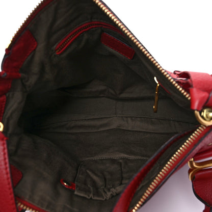 Chloe Calfskin Medium Marcie Satchel Red 5 of 7