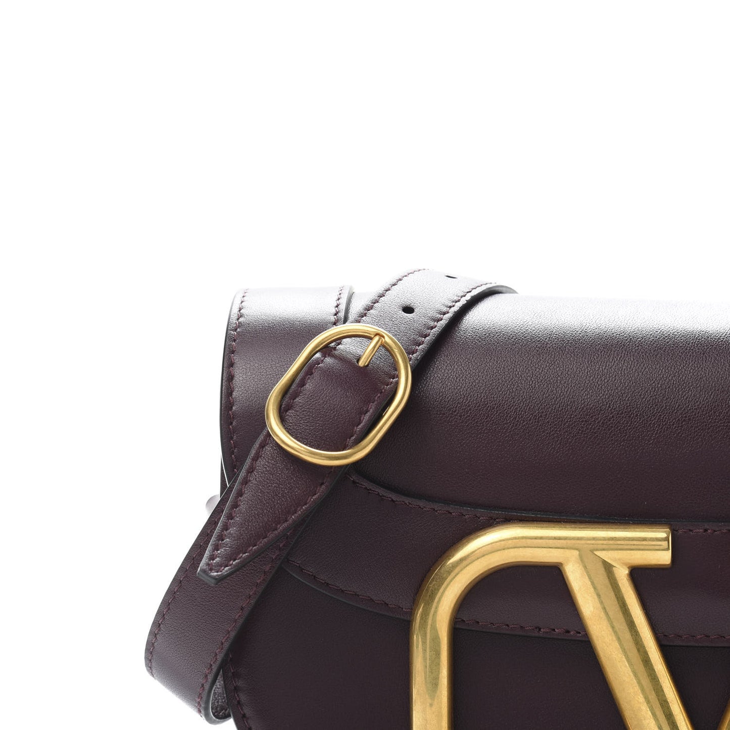 Smooth Calfskin Supervee Shoulder Bag Rubin