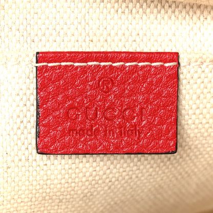 Gucci Pebbled Calfskin Small Soho Disco Bag Vibrant Red 5 of 10