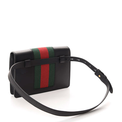 Gucci Calfskin Sylvie Belt Bag Black 3 of 10