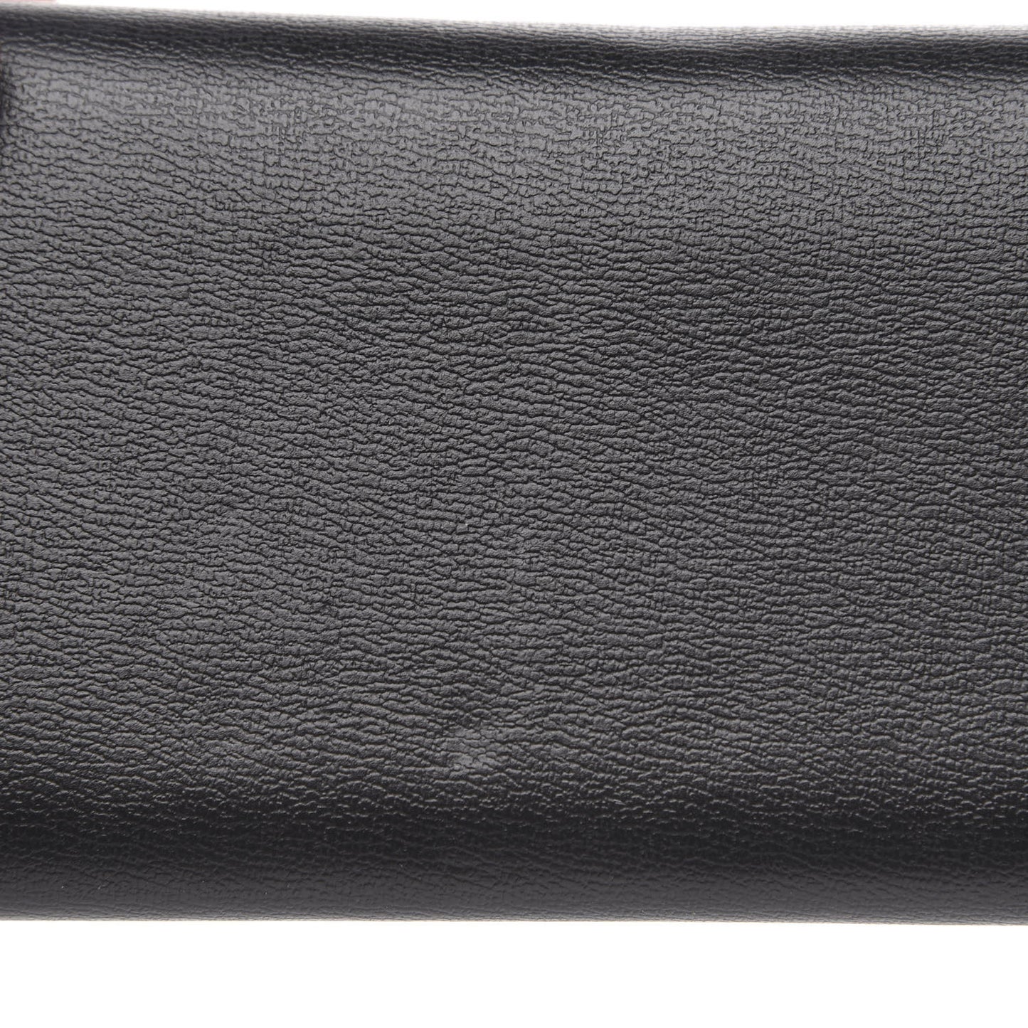 Grained Calfskin Mina Long Wallet Black