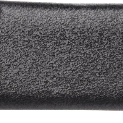 MCM Grained Calfskin Mina Long Wallet Black 8 of 9
