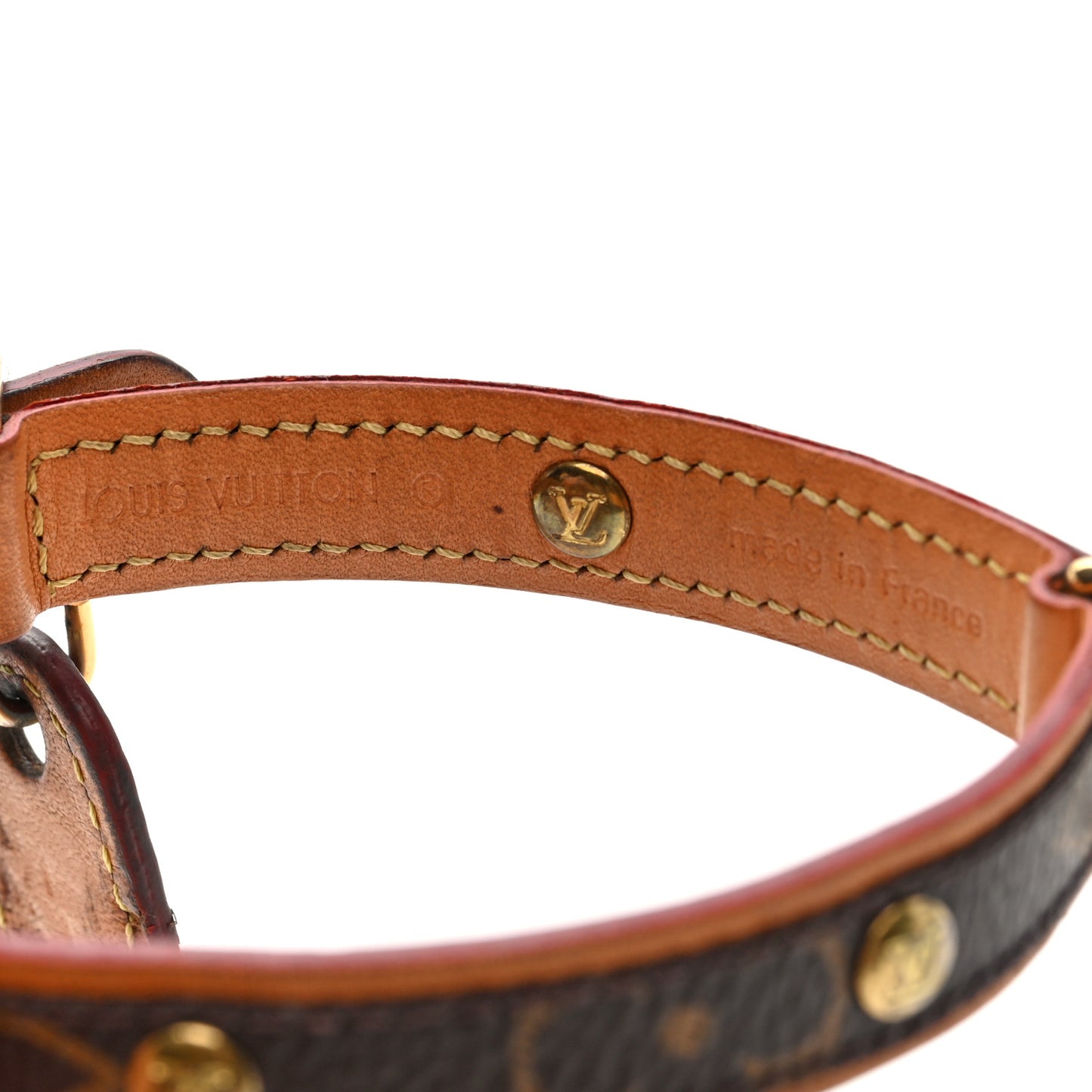 Monogram Baxter Dog Collar PM