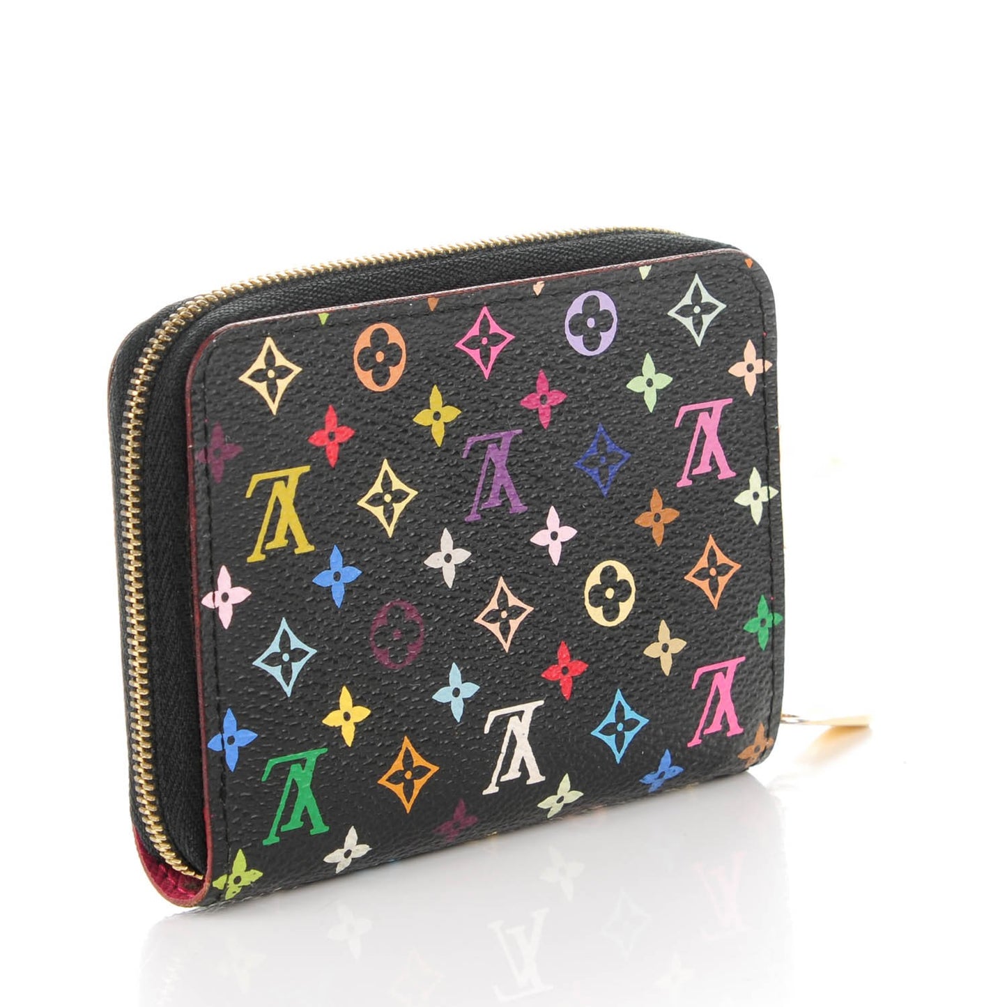 Monogram Multicolor Zippy Coin Purse Black Grenade