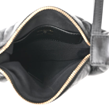 Chanel Lambskin Quilted Chain Around Pouch Black 5 of 11