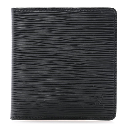 Louis Vuitton Epi 6 Card Billfold Wallet Black 1 of 6